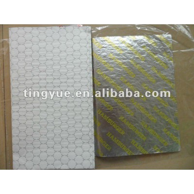 aluminum foil laminated hamburg wrapping paper